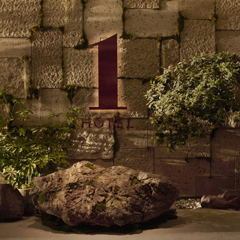 1 Hotel Tokyo’s design features plenty of natural materials such as stone and wood. Photo: Handout