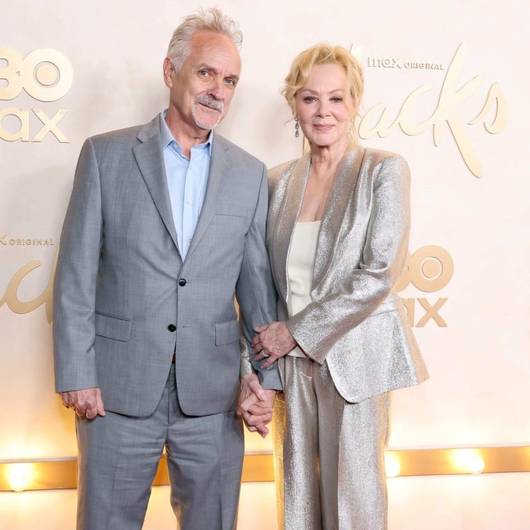 Joe Pacheco and Jean Smart – who plays Deborah Vance on Hacks – at the Los Angeles season five premiere of the HBO Max show. Photo: AFP