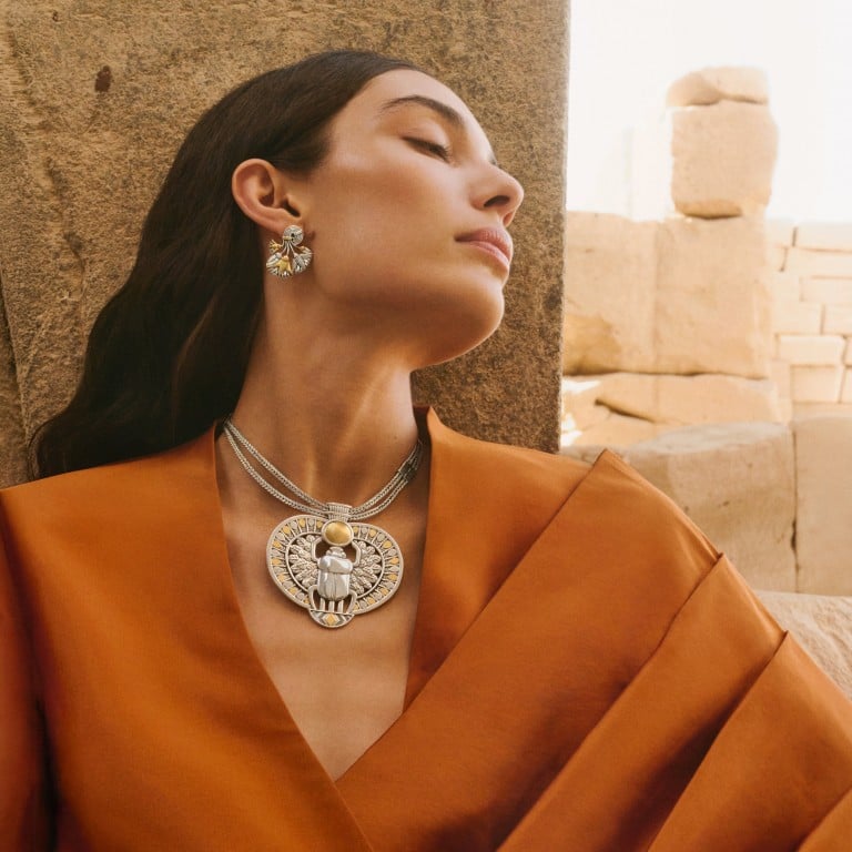 Azza Fahmy The Tutankhamun necklace. Photo: Handout