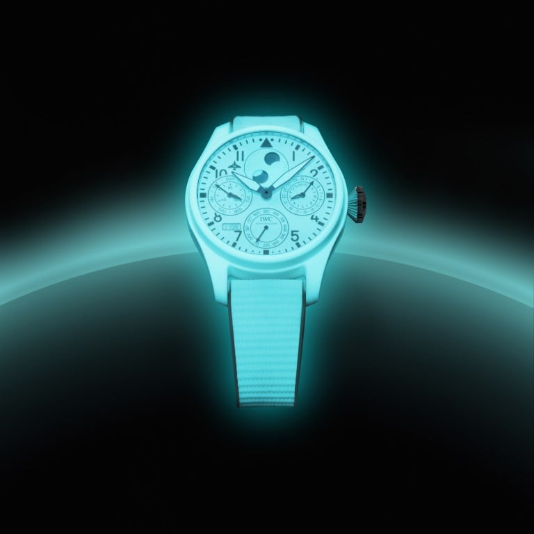 IWC Schaffhausen’s Big Pilot’s Watch Perpetual Calendar Ceralume. Photo: Handout