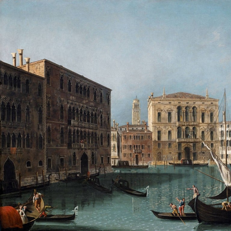 Michele Marieschi’s Ca’ Foscari and Palazzo Balbi on the Grand Canal (c.1738-1740). Photo: Fotostudio Rapuzzi