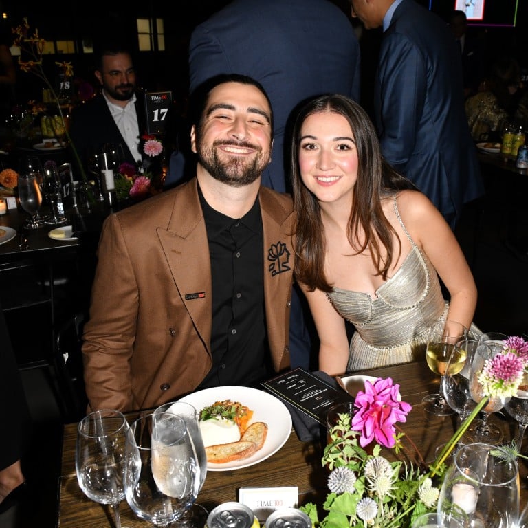 Noah Kahan and his partner Brenna Nolan at the 2023 TIME100 Next event in New York City. Photo: Getty Images