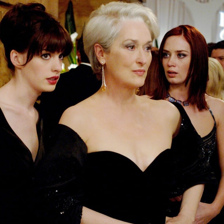 Anne Hathaway, Meryl Streep and Emily Blunt in the original Devil Wears Prada movie. Photo: Handout
