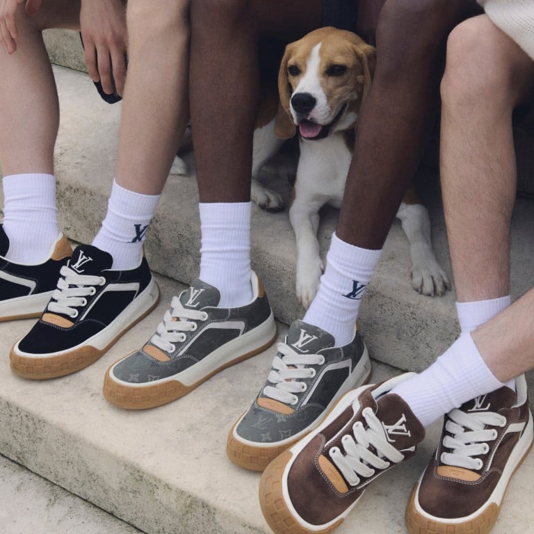Louis Vuitton’s LV Tilted is inspired by skate gear, and made of colourful calf suede and printed canvas. Photo: Handout