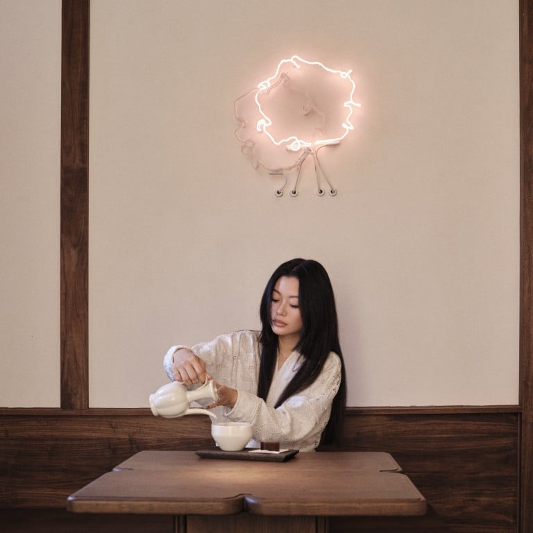 Artist Juno Shen shows off her latest project, Soft Hours, a Chinese teahouse on the Lower East Side of Manhattan. Photo: Handout