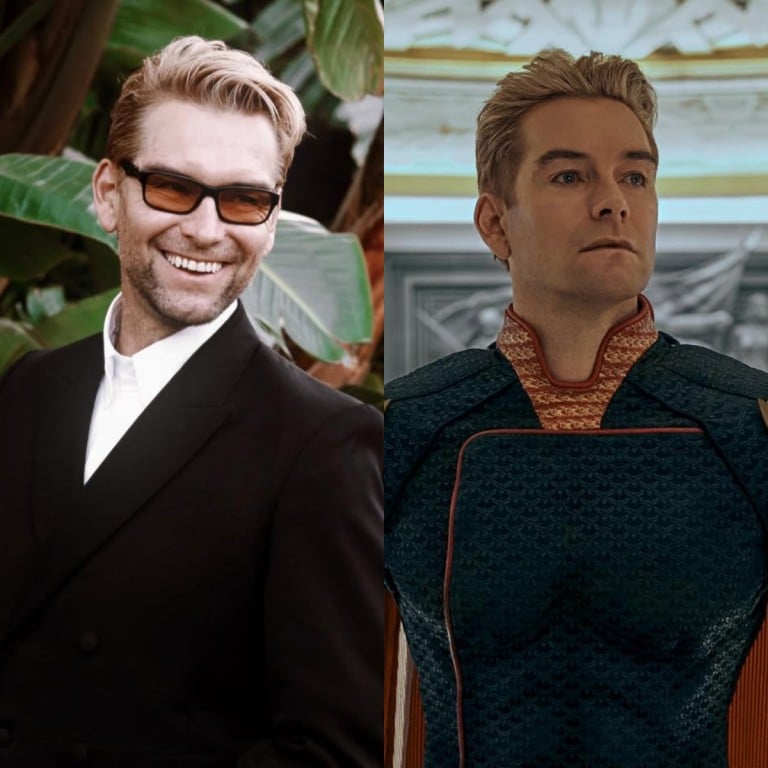 Antony Starr, who plays Homelander in The Boys. Photos: @benjaminholtrop/Instagram, Handout