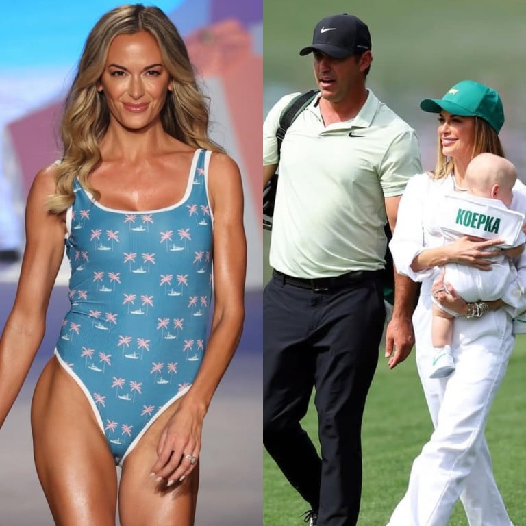 Jena Sims, who is married to pro golfer Brooks Koepka and has a son Crew with him, walked the Sports Illustrated Swimsuit runway in May. Photo: @jenamsims/Instagram