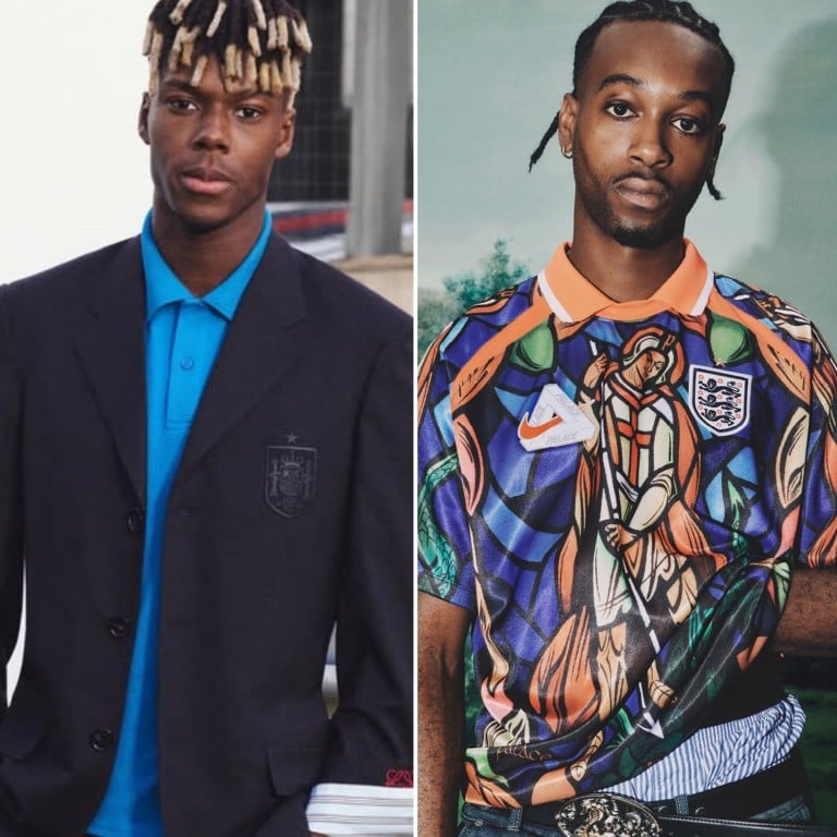 Loewe, Palace Skateboards and Corteiz are some brands that are presenting national team kits this World Cup season. Photos: Loewe, @palaceskateboards, @corteiz/Insgram