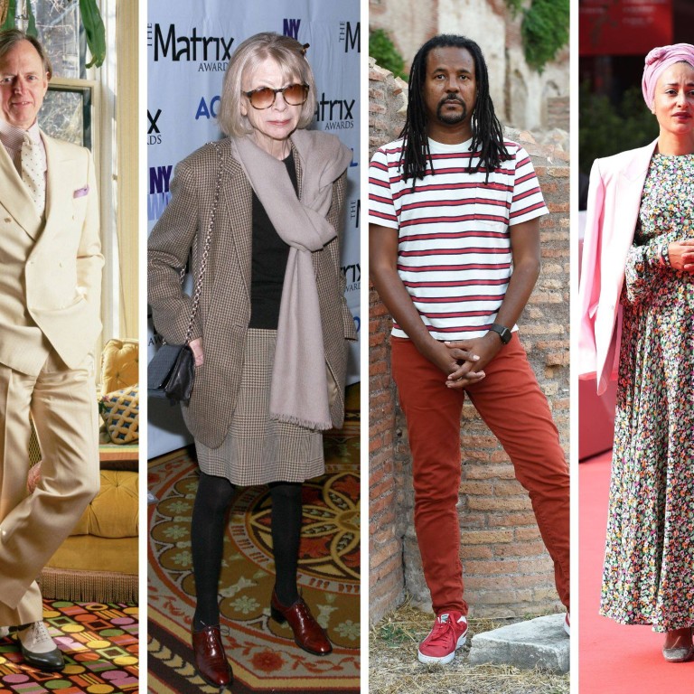 Tom Wolfe, Joan Didion, Colson Whitehead and Zadie Smith have personal styles that are as creative as their writing. Photos: Getty Images, WireImage