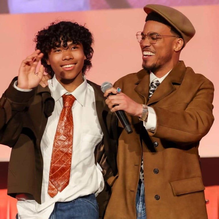 Anderson .Paak (right) with his son Soul Rasheed, who stars in the musician’s first movie. Photo: @anderson._paak/Instagram