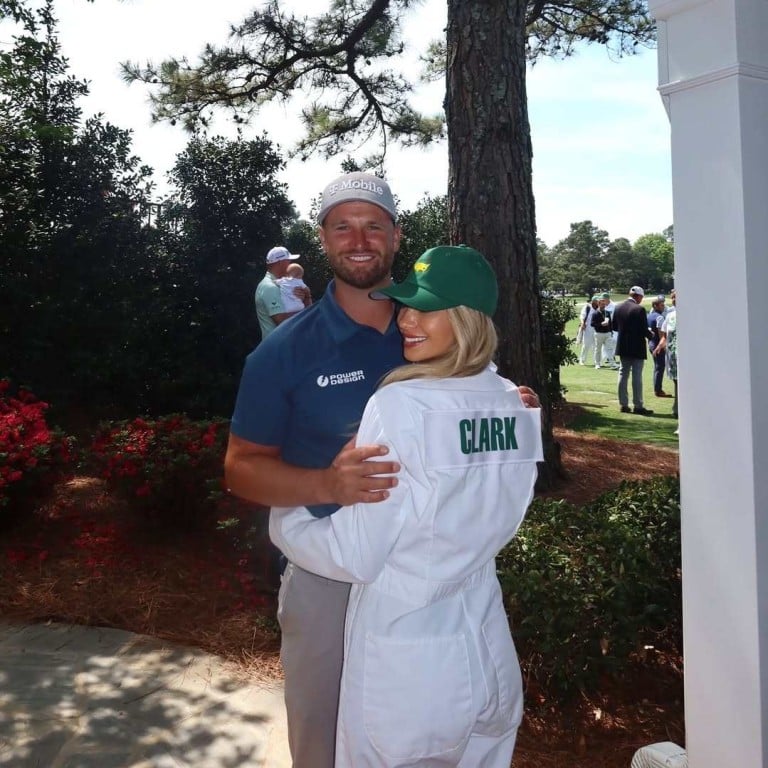 Wyndham Clark calls girlfriend Emily Tanner his “good luck charm”. Photo: @wyndhamclark, @emilyyturner/Instagram