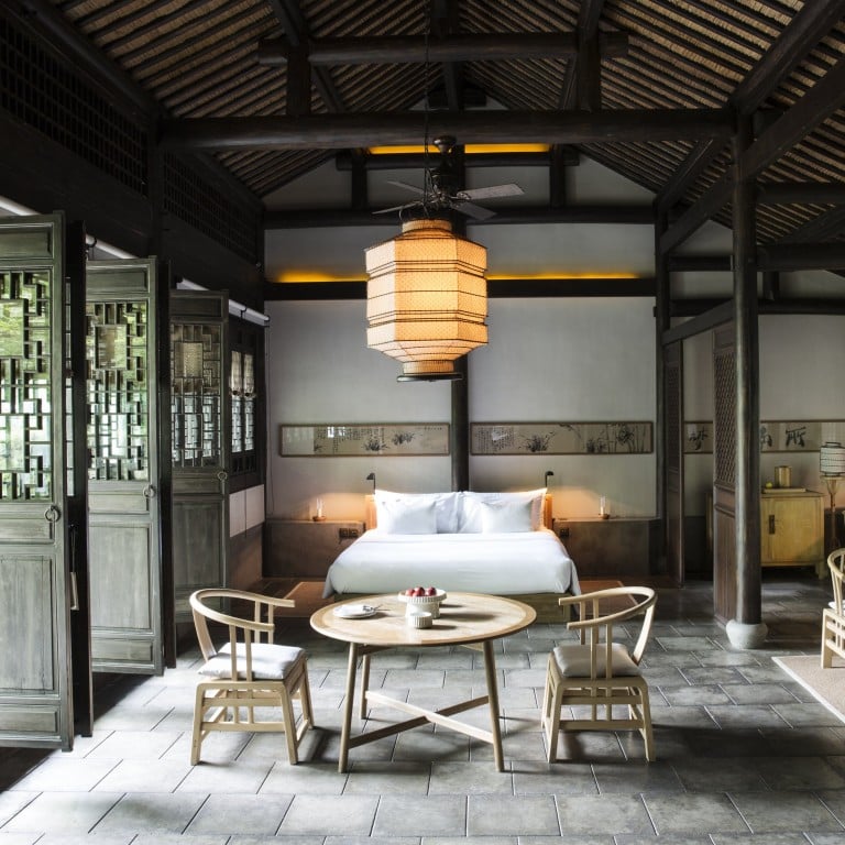 At Amanfayun, in Hangzhou, restored village dwellings blend traditional Chinese architecture with quiet luxury. Photo: Handout