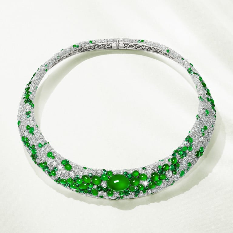 A necklace from the Jade Ombre chapter of Chow Tai Fook’s Chinese Couture high jewellery collection. Photo: Handout