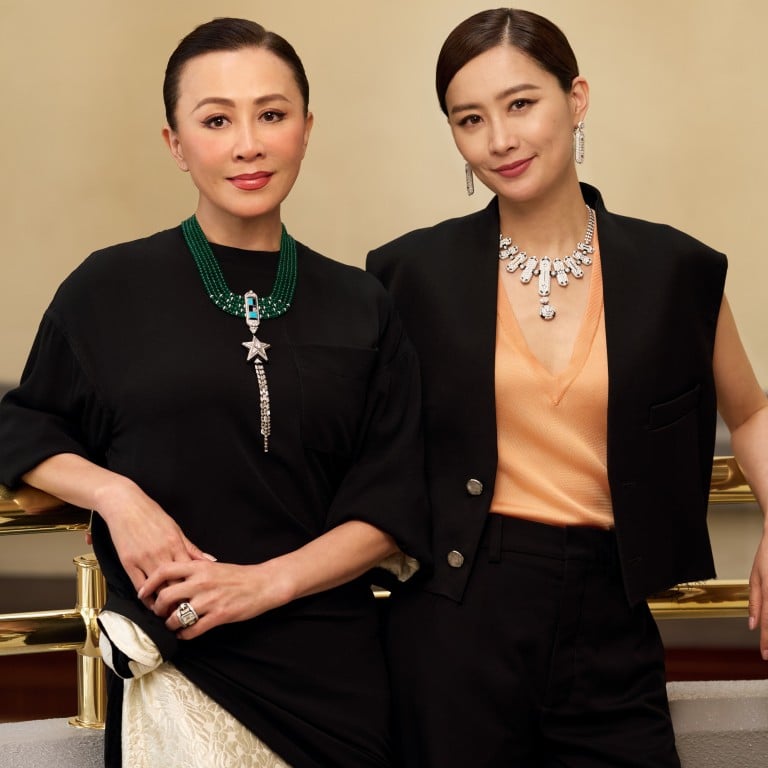 Carina Lau and Fala Chen arrive at the Chanel Signes & Symboles event in Hong Kong wearing pieces from the maison’s new high jewellery collection. Photo: Handout