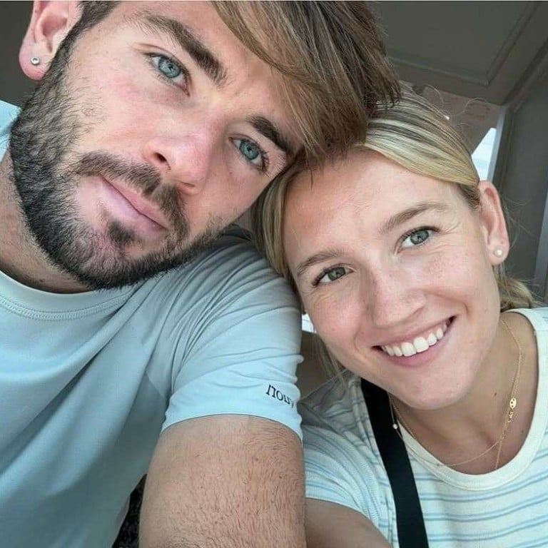 Keagan Polk is the long-time girlfriend of British No 8 tennis player Jacob Fearnley. Photo: @keagan.polk/Instagram
