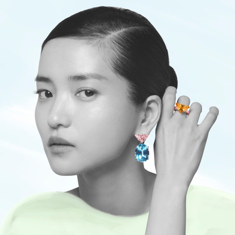 Kim Tae-ri stars in Prada’s Couleur Vivante fine jewellery campaign. Photo: Handout