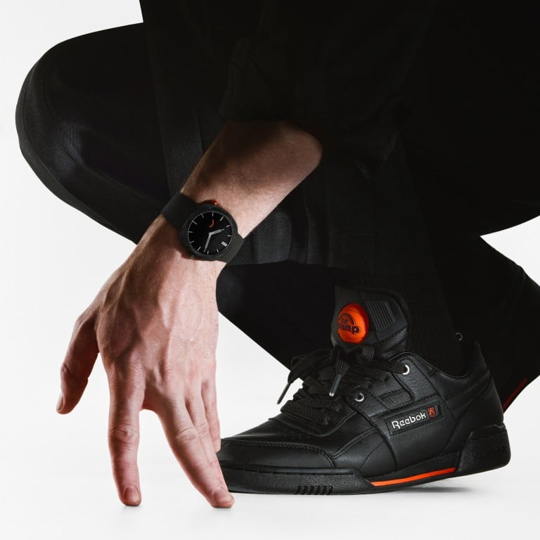 H. Moser & Cie Streamliner Pump in black forged quartz. Photo: Handout