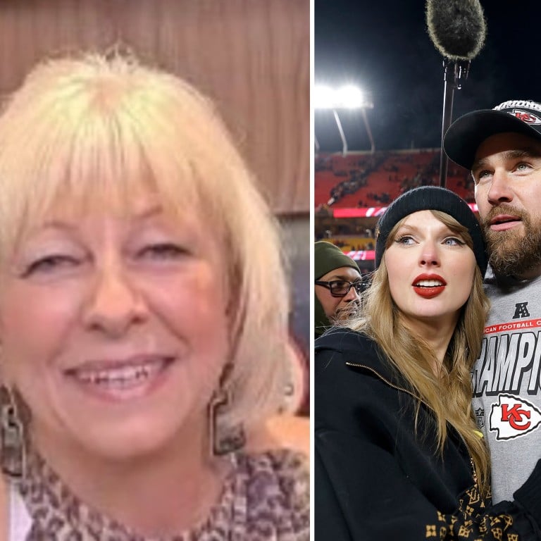 Taylor Swift’s aunt Robin Gentry (left) is reportedly a fan of Kansas City Chiefs, Travis Kelce’s team. Photos: @swiftiesforeternity/Threads and TNS