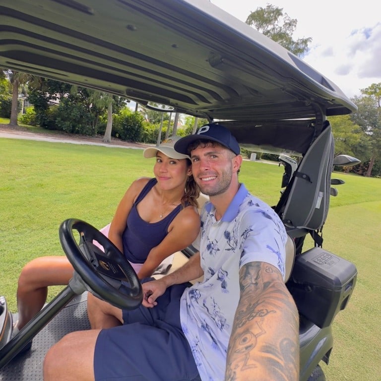 Pro golfer Alexa Melton and US footballer Christian Pulisic dated for around two years before their split earlier this year. Photo: @golfergirl365/TikTok