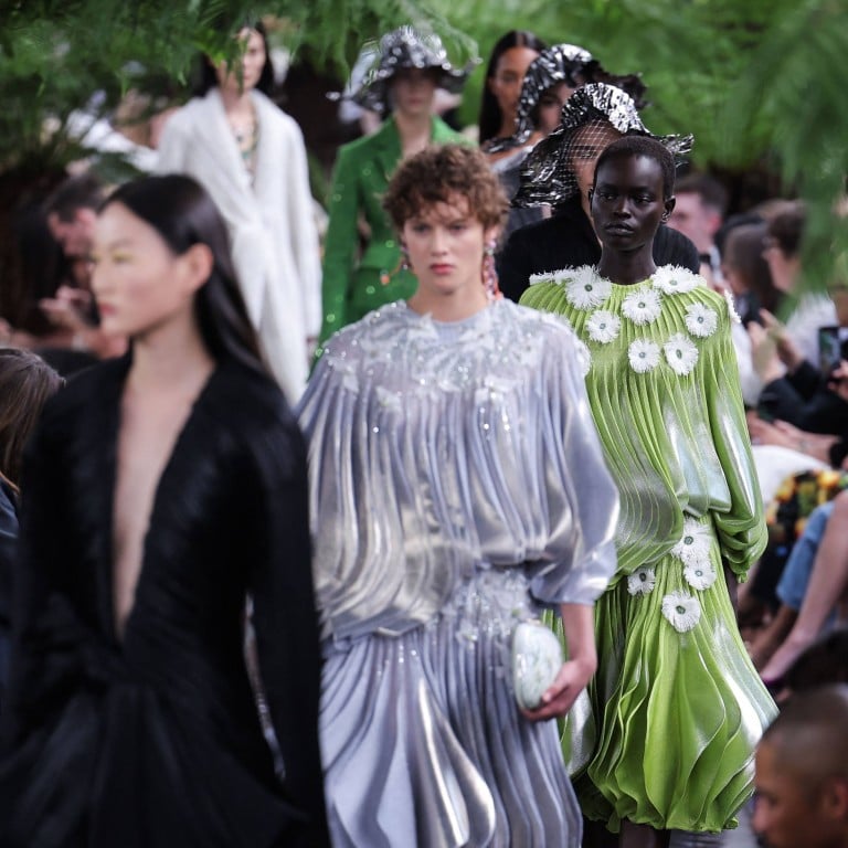 The Dior haute couture fall/winter 2026-27 show had plenty of pleats. Photo: AFP