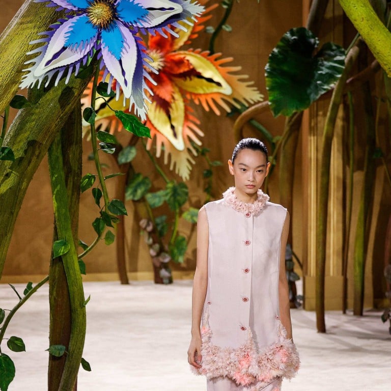 Chanel built a fairy-tale set for its haute couture fall/winter 2026-27 show in Paris. Photo: AFP