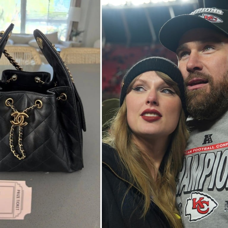 Taylor Swift and Travis Kelce reportedly gave the A-list attendees various luxury gifts at their wedding. Photos: @jackietranquill/Instagram; AP Photo