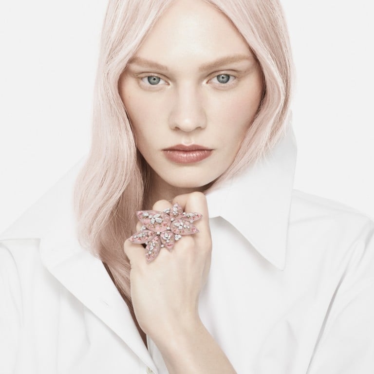 Boucheron 2026 Carte Blanche high jewellery Flower ring. Photo: Handout