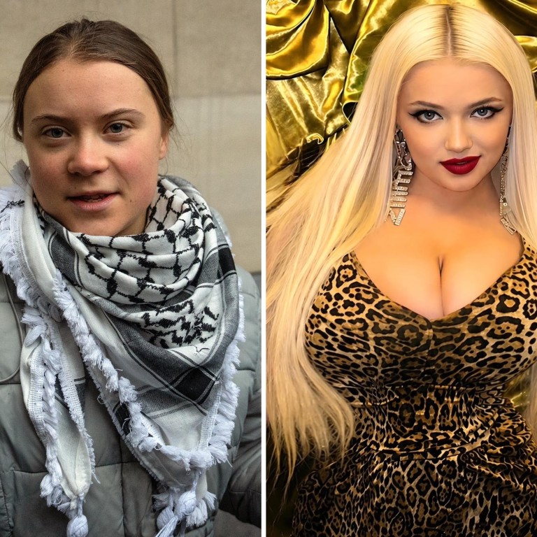 Beata Andersson (right) has taken a different path in life from her older sibling Greta Thunberg. Photos: TNA; @beatamonalisa/Instagram