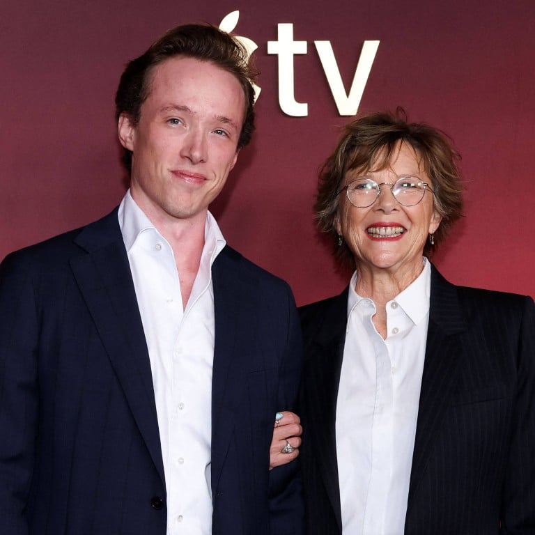 Annette Bening and her son Benjamin Beatty attend Apple TV’s premiere of Lucky in Los Angeles on July 13. Photo: AFP