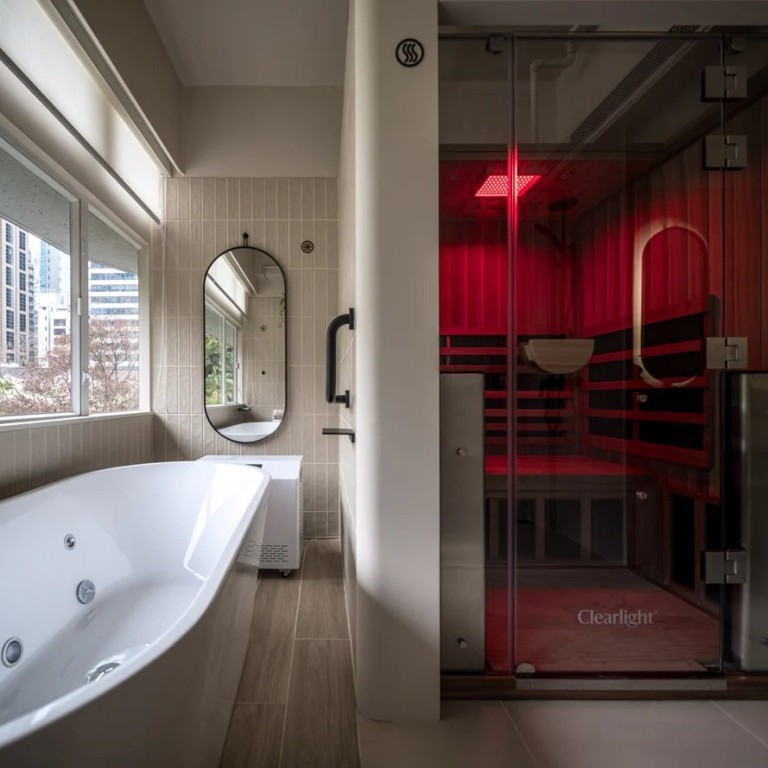 A peek inside Acme Wellness Hong Kong's contrast therapy suite, with a cold plunge tub and sauna. Photo: Handout