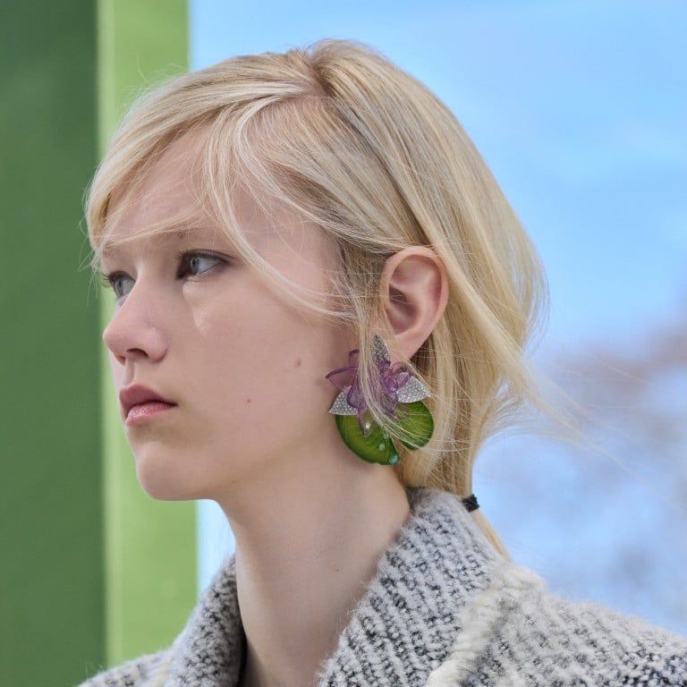 Florals continue to reign supreme in jewellery design, as seen in this earring from the Dior fall/winter 2026 collection. Photo: Handout