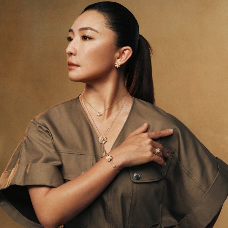 Shi Wei, China’s first F1 Academy driver, stars in the Desert diamonds campaign for De Beers Group. Photo: Handout