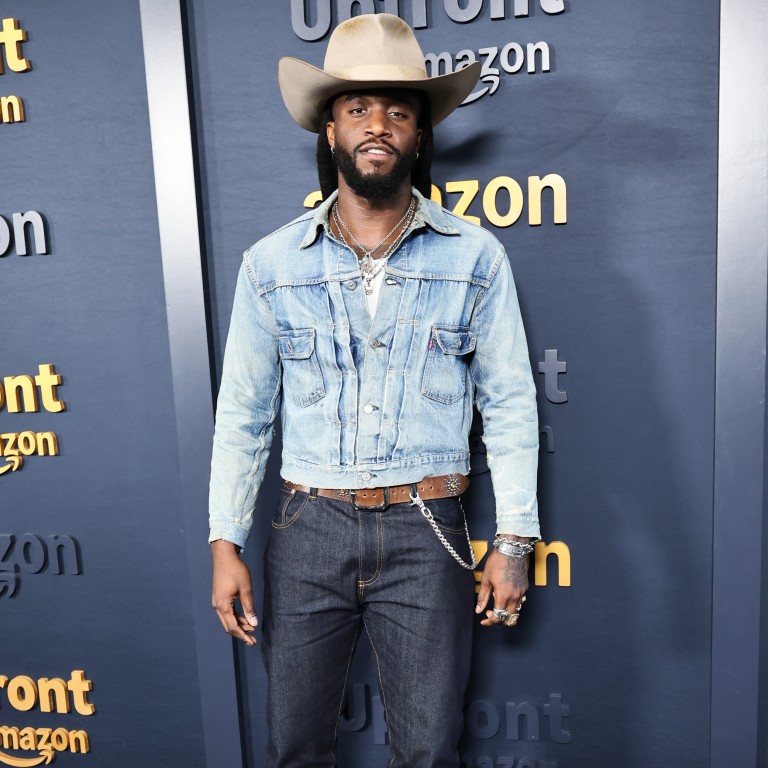 Shaboozey looks effortlessly cool in everything denim at the 2026 Amazon Upfront in New York in May. Photo: Getty Images