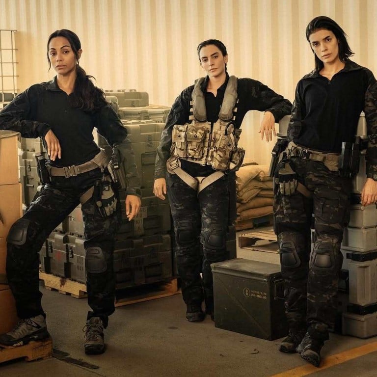 Zoe Saldaña, Genesis Rodriguez and Laysla De Oliveira play CIA operatives fighting terrorism in the Paramount+ series, Lioness. Photo: @lionesspplus/Instagram