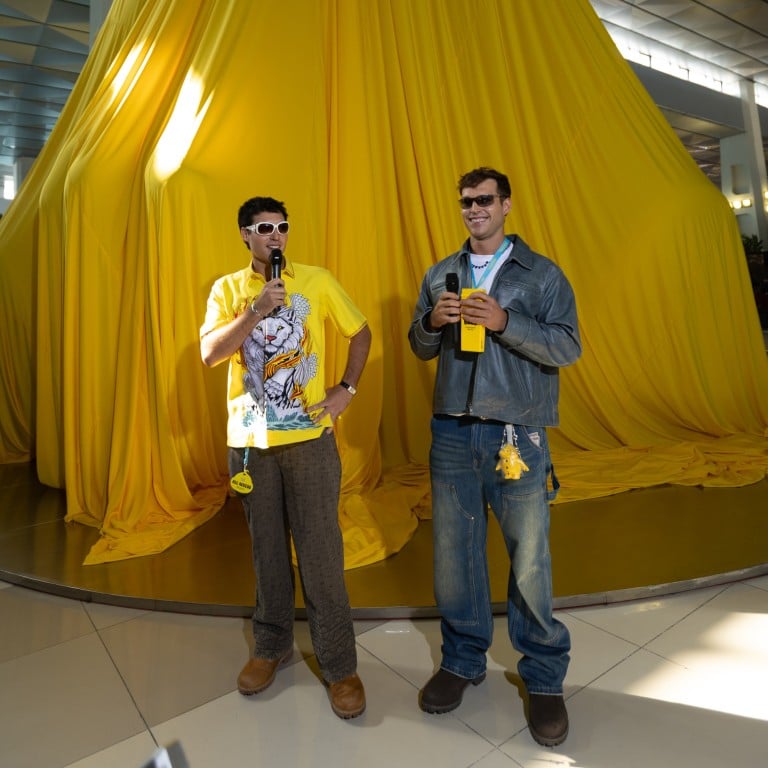 Henry (left) and Nick Burch attend the opening of Butter Baby’s store at Soekarno-Hatta International Airport in Jakarta, Indonesia, in June 2026. Photo: Handout