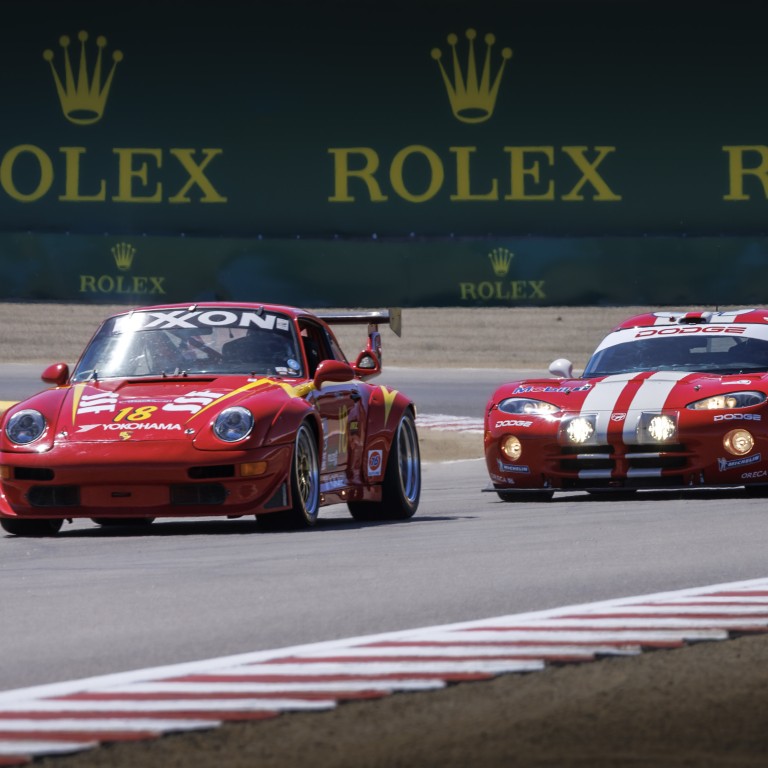 The Rolex Monterey Motorsports Reunion, a highlight of California’s annual Monterey Car Week, sees four days of racing between cars from different eras. Photo: Rolex/Stephan Cooper