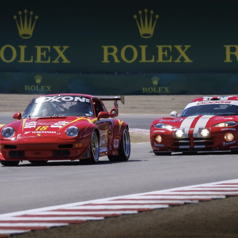 The Rolex Monterey Motorsports Reunion, a highlight of California’s annual Monterey Car Week, sees four days of racing between cars from different eras. Photo: Rolex/Stephan Cooper