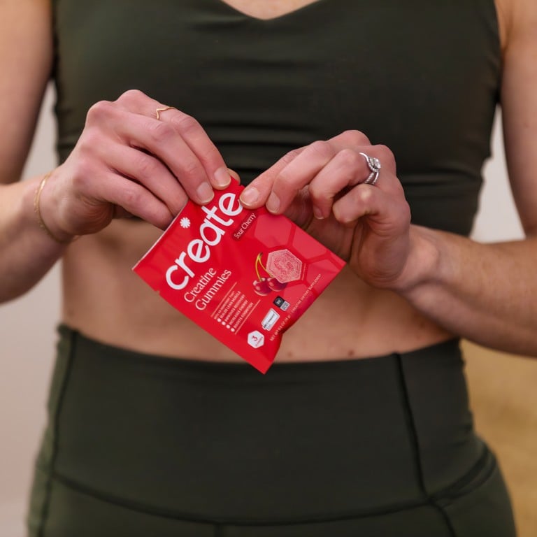 Creatine gummies from Create – just one example of how brands are tailoring the supplement for women. Photo: Handout