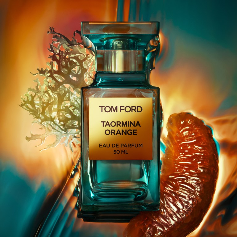 Tom Ford Taormina Orange: a citrus woody fragrance designed to evoke “the blood orange groves, crisp winds and dramatic sea vistas of Sicily”. Photo: Handout