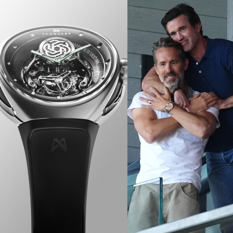From left: A bespoke seven-piece Vanguart series for OpenAI; Ryan Reynolds wears an F.P. Journe Automatique Lune; Legare’s debut timepiece, the Chapter 1 AGP Inverted. Photos: Handout; Getty Images