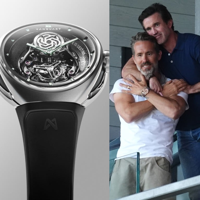 From left: A bespoke seven-piece Vanguart series for OpenAI; Ryan Reynolds wears an F.P. Journe Automatique Lune; Legare’s debut timepiece, the Chapter 1 AGP Inverted. Photos: Handout; Getty Images