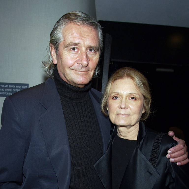 Author Gloria Steinem and her husband David Bale, Christian Bale’s father, were married for three years before his tragic death in 2003. Photo: Getty Images