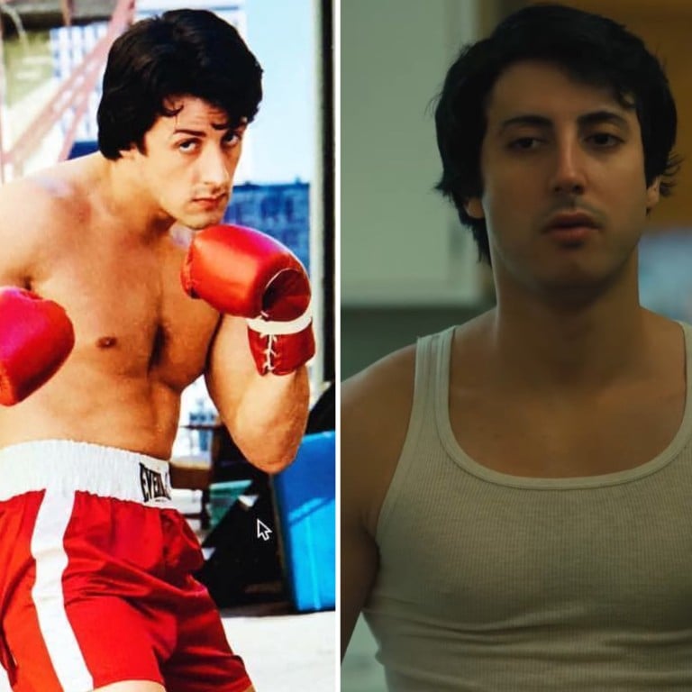 Anthony Ippolito (right) stars as a young Sylvester Stallone in Amazon MGM Studios’ upcoming biopic I Play Rocky. Photos: @rockymovie; @cinestarsnews/Instagram