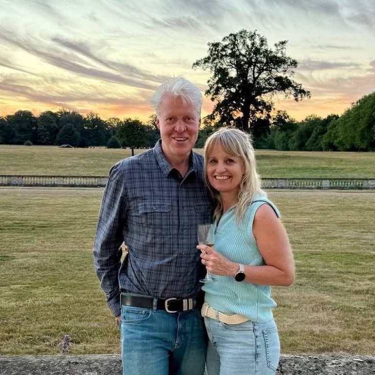 Charles Spencer married his fourth wife, Catrine Spencer, in May this year. Photo: @charles.earl.spencer/Instagram