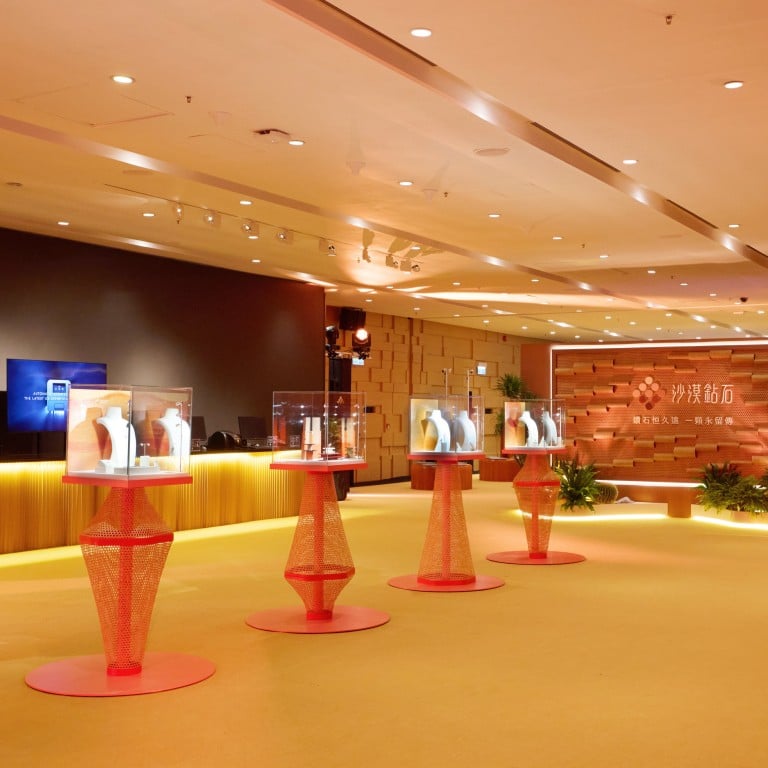 The De Beers Show & Tell presentation at last week's Jewellery & Gem World Hong Kong trade fair. Photo: Handout