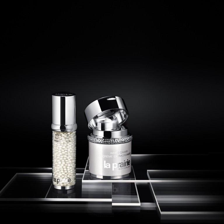 La Prairie’s White Caviar Illuminating Pearl Infusion and White Caviar Crème Extraordinaire