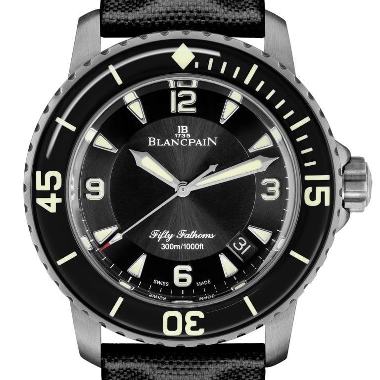 Blancpain’s Fifty Fathoms diver’s watch, first introduced in 1953, has had a titanium makeover.