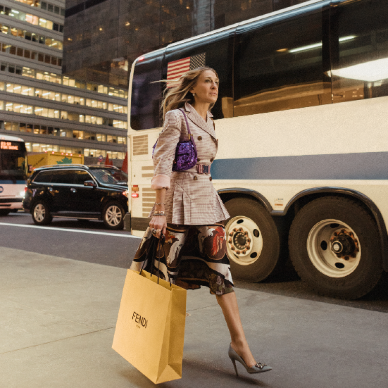 Fendi welcomes back Baguette bag with Sarah Jessica Parker in digital  campaign