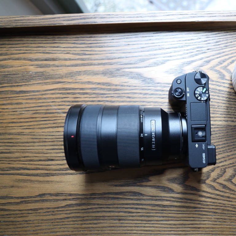 Discussing the merits of Sony’s a6400 camera is best done over a cup of coffee in a relaxed setting. Photo: Derek Ting