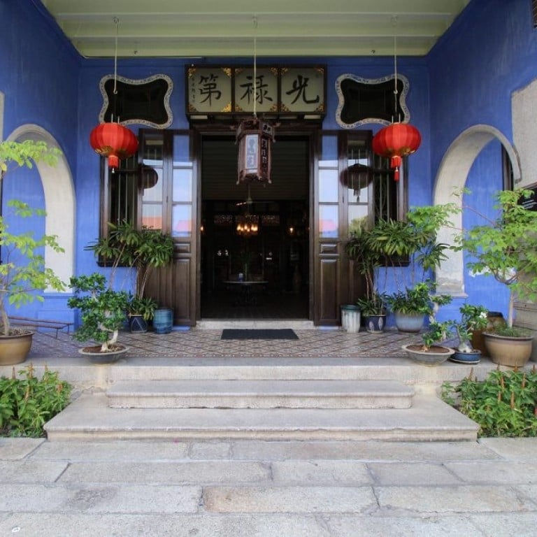 You can stay in style at The Blue Mansion, a boutique hotel in a beautiful and historic building. Photo: The Blue Mansion